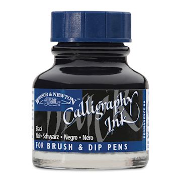 Open in modal - Winsor & Newton Calligraphy Ink - 30 ml, Black