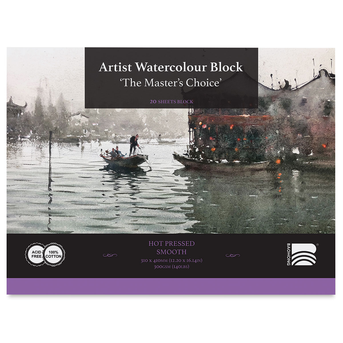Review: Baohong Artists' Watercolor Paper Blocks - Art for Sharing