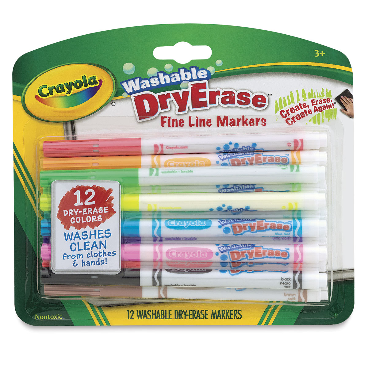 Crayola Washable Paint Sticks, 12 colors, (BIN54-6211)