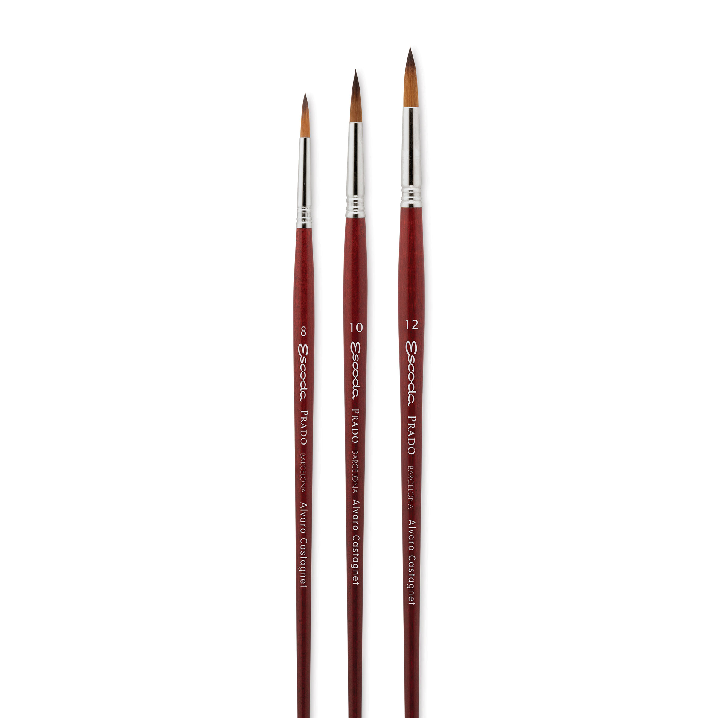 Escoda Prado Tame Synthetic Brush - Set Of 3, Alvaro Castagnet 