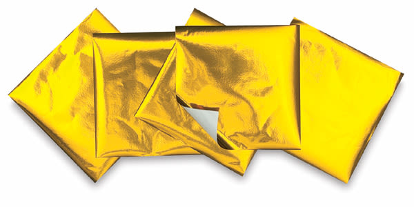 Fold'ems Gold Foil Origami Project Papers BLICK Art Materials