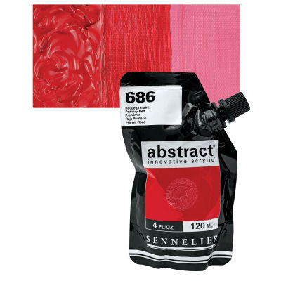 Sennelier Abstract Acrylic - Primary Red, 120 ml pouch