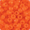 Creativity Street Plastic Pony Beads - Orange, Pkg of 1000