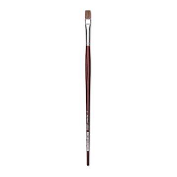 Open in modal - Da Vinci Grigio Synthetic Brush - Flat, Long Handle, Size 12