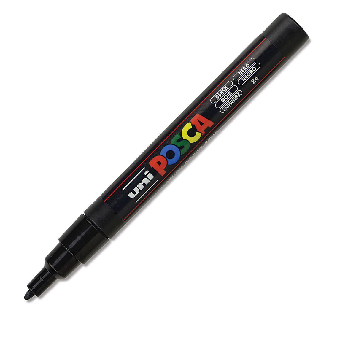 Uni-Posca Paint Marker - Black, Fine, Bullet Tip, 1.5 mm
