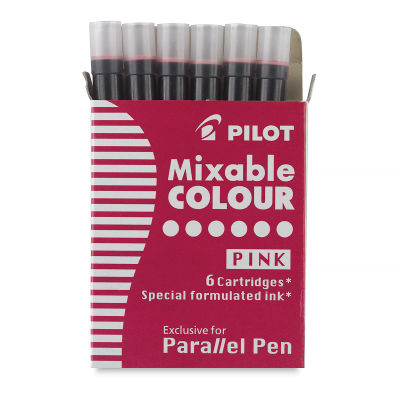Pilot Parallel Calligraphy Pen Refills - Pink, Pack of 6