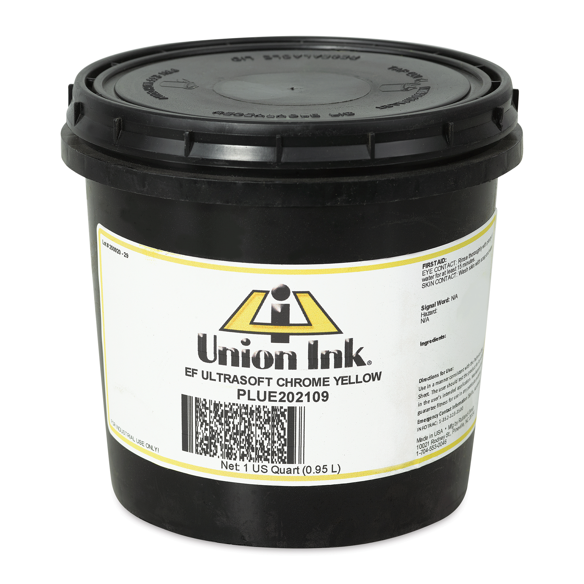 Union Ultrasoft Plastisol Liberty Series Ink - Quart, Chrome Yellow