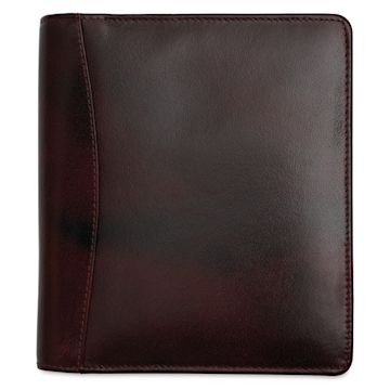 Open in modal - Girologio 12 Leather Pen Zip Case - Oxblood