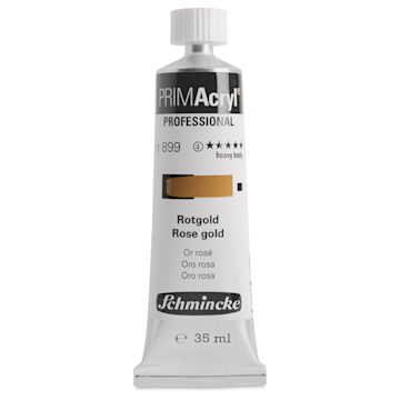 Open in modal - Schmincke Primacryl Professional Acrylic Paint - Rose Gold, 35 ml Tube