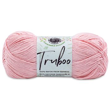 Open in modal - Lion Brand Truboo Yarn - Light Pink, 241 yards