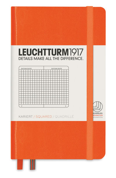 Leuchtturm1917 Squared Hardbound Notebook - Rising Sun, 3-1/2" x 6"