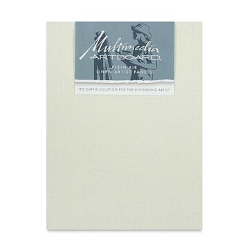 Open in modal - Multimedia Artboard Plein Air Claessens Linen Artist Panel - 9" x 12", 13 DP, Pkg of 3 front of package