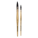 Da Vinci Petit Gris Pur Blue Squirrel Brush - 5358 Quill, Set of 2, Short Handle