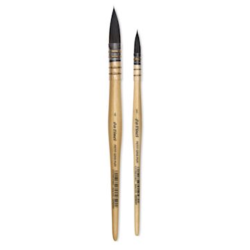 Open in modal - Da Vinci Petit Gris Pur Blue Squirrel Brush - 5358 Quill, Set of 2