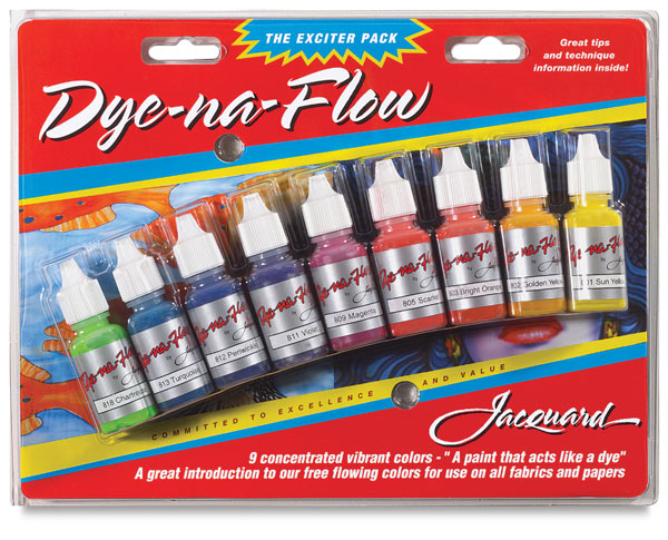 Jacquard Dye-Na-Flow Fabric Colors and Sets | BLICK Art Materials