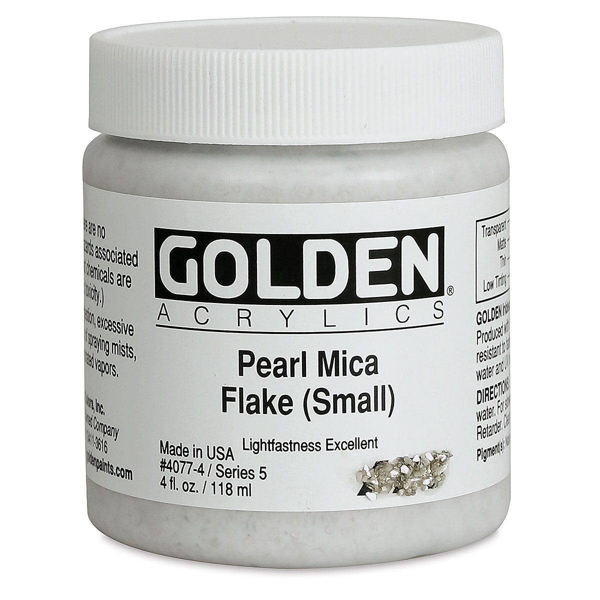 Golden Acrylic 4oz Gold Mica Flake (Large)