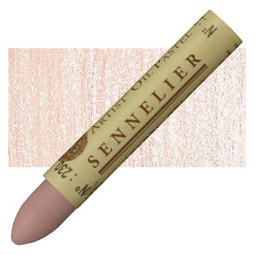 Open in modal - Sennelier Oil Pastel - Rose Ochre oil pastel and swatch