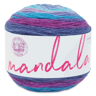 Lion Brand Mandala Yarn Cake - Hades, 590 yards