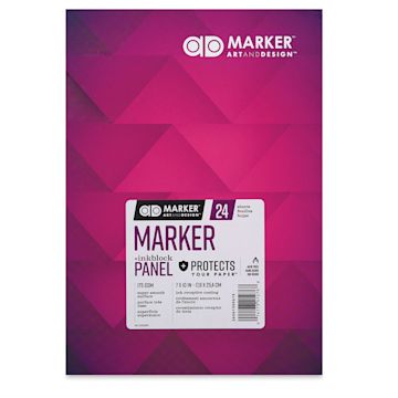 Open in modal - Chartpak Ad Marker Pads - Front cover of 7" x 10" pad