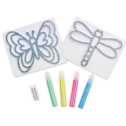 Faber-Castell Creativity for Kids Window Art Mini Kit - Bug Buddies (Kit contents)
