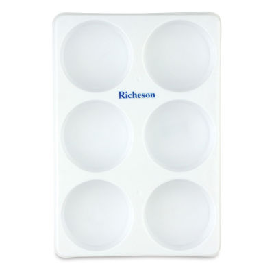 Richeson Tempera Cake Trays - Top view of 6 well Tempera Cake Tray
