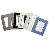 Blick White Core Pre-Cut Double Mats