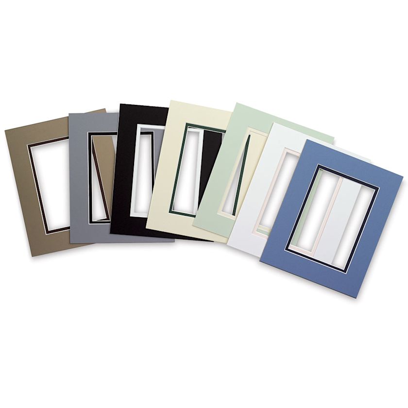 Blick White Core PreCut Double Mats BLICK Art Materials