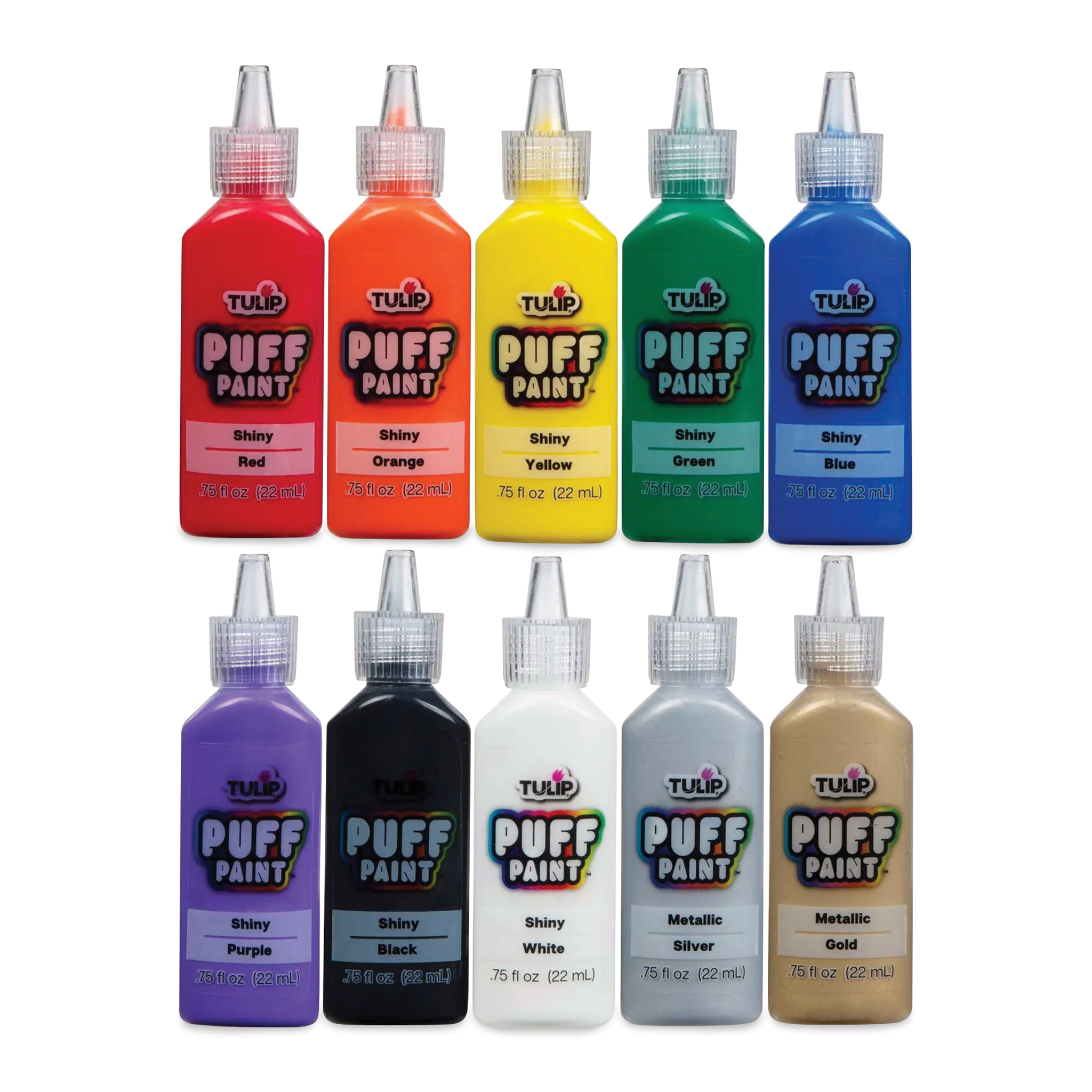 Puffy 3D Puff Paint, Fabric and Multi-Surface, Neon Geen, 1 fl oz 
