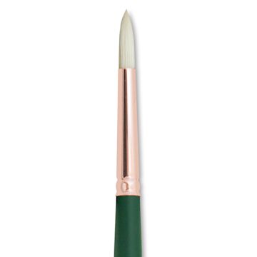 Open in modal - Silver Brush Grand Prix Super Brush - Round, Long Handle, Size 4 close up