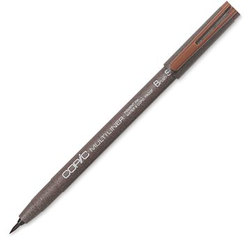 Open in modal - Copic Multiliner Pen - Brush, Small Tip, Sepia