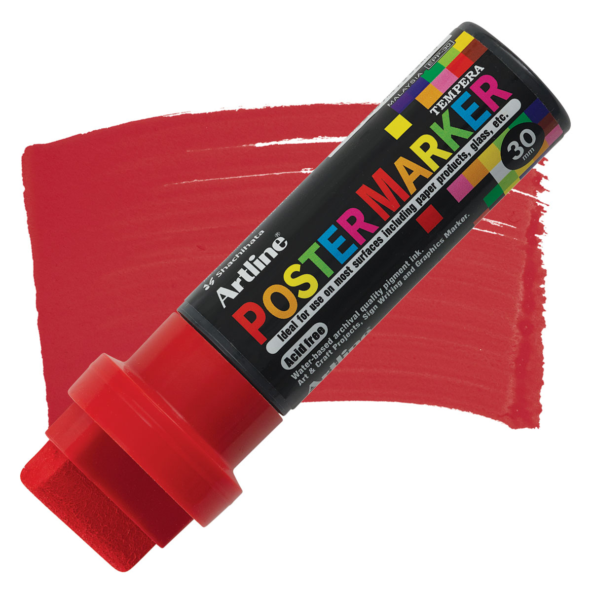 Artline Poster Markers - 12 mm Tip, Fluorescent Green