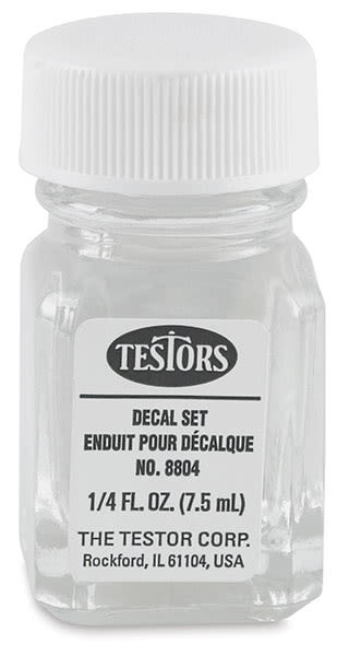 Testors Decal Setting Solution 1/4 oz bottle BLICK Art Materials