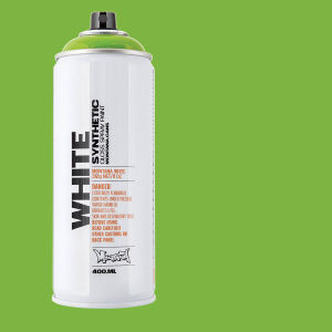 Montana White Spray Paint - Caipirinha, 400 ml, Spray Can with Swatch