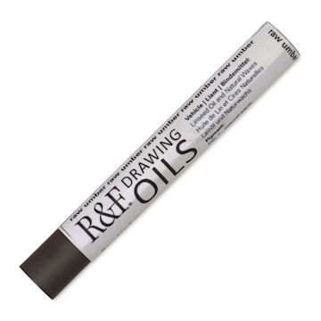 Open in modal - R&F Drawing Oil Stick - Raw Umber, 12 ml