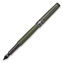 Tom Hessin Rebel Collection Fountain Pen - Garrison Green, Medium