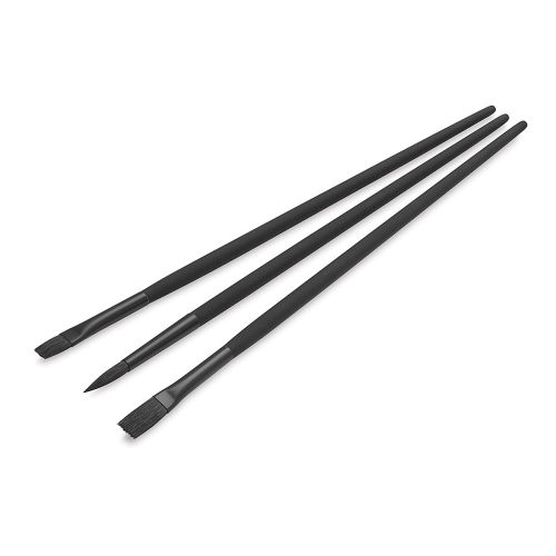 Project Source 5-Pack Black Bristle Multiple Sizes Natural Bristle Round Paint  Brush (Art Brush) in the Paint Brushes department at