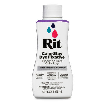 Rit Color Stay Dye Fixative - Front view of 8 oz bottle