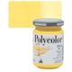Maimeri Polycolor Vinyl Paint - Naples Yellow, 140 ml Jar and swatch