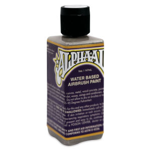 Alpha6 AlphaAir Airbrush Ready Paint - Alpha Grey, 5 oz, Bottle