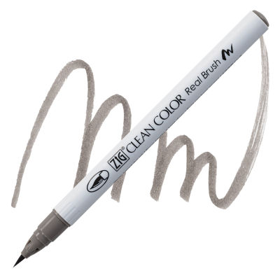 Kuretake Zig Clean Color Real Brush Pen - Warm Gray 4