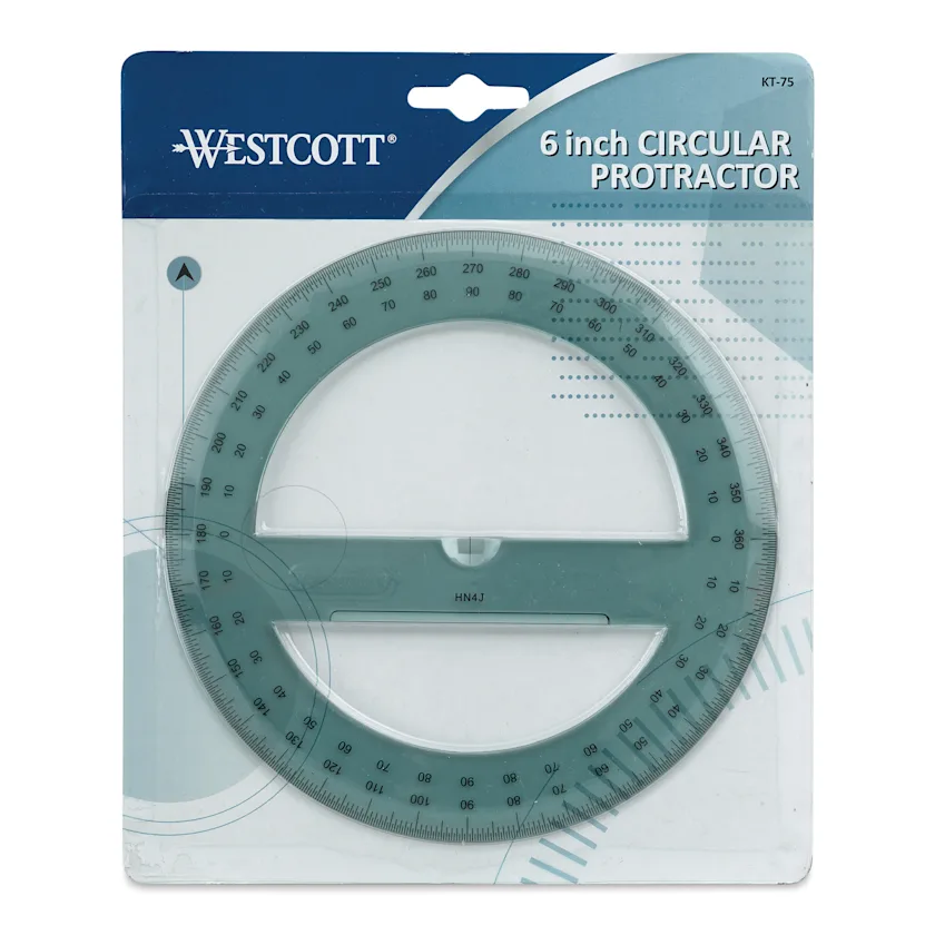 Protractor Packaging Westcott Circle Protractor - 6