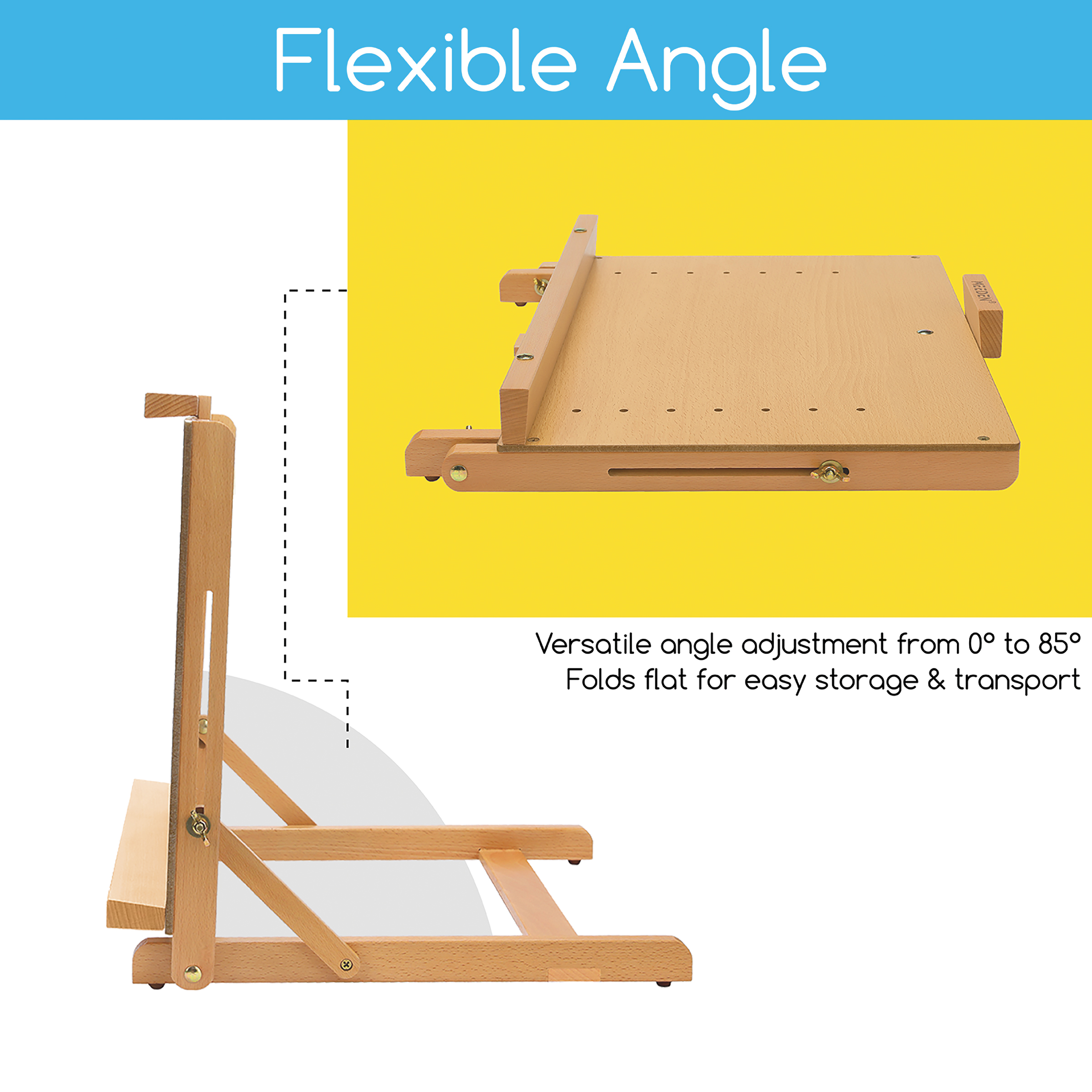 Meeden H-Frame Tabletop Easel - 13-1/5” W x 12-3/5” L | BLICK Art