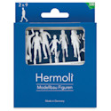 Schulcz Scale Model Figures - Hermoli Walking, Pkg of 18, 1:50, 1/4