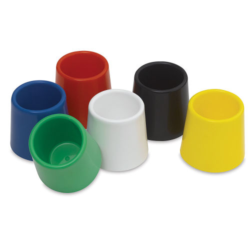 Art Supply 4 Piece Children No Spill Paint Cups With Colored Lids