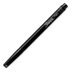 Sharpie Brush Tip Art Pen, Black, Cap On