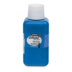 Pebeo Setacolor Fabric Paint - Cobalt Blue, Opaque, 250 ml bottle