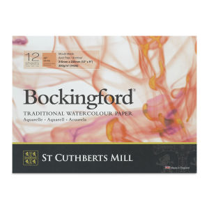 Bockingford Watercolor Gluebound Pad - Hot Press, 12" x 9" (front cover)