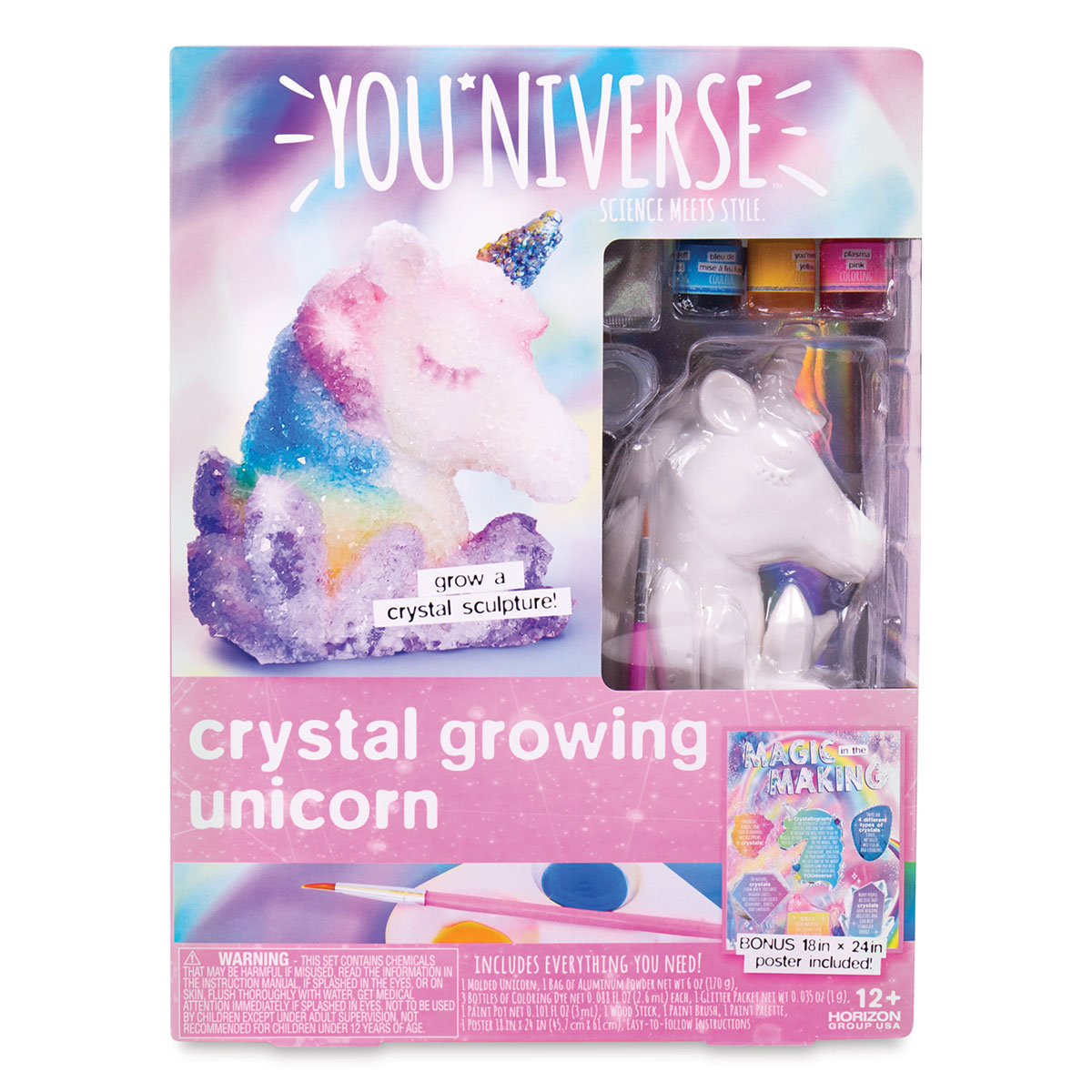 Youniverse Crystal Growing Unicorn Kit | BLICK Art Materials