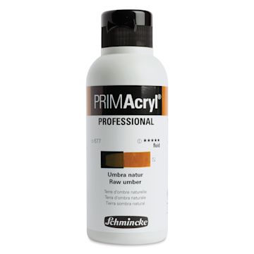 Open in modal - Schmincke Primacryl Professional Fluid Acrylic - Raw Umber, 250 ml bottle