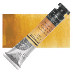 Sennelier French Artists' Watercolor - Light Yellow Ochre, 21 ml, Tube with Swatch